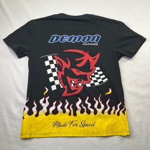 Reason x Dodge Demon SRT Racing Graphic T-Shirt Black Mens Large DG-147